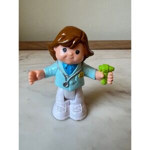 Fisher-Price Little People Lady Doctor Danielle Smiley Poseable Bendable